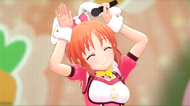 ウサミンこと安部菜々ちゃんが踊っているスクリーンショット