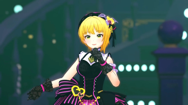 目を細めて歌う宮本フレデリカちゃんのスクリーンショット